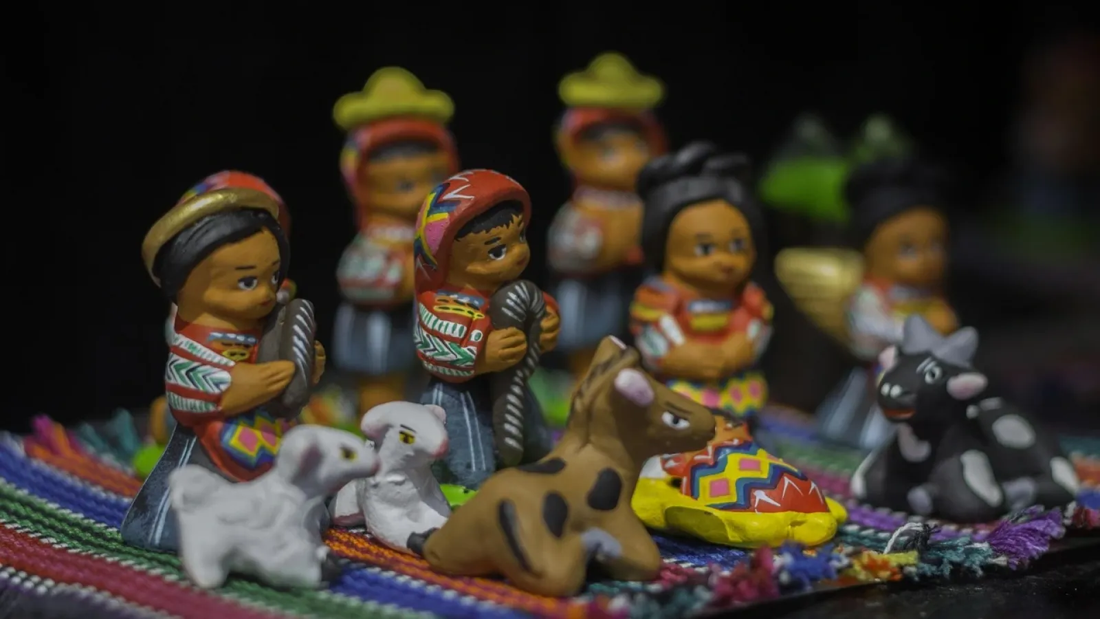 Traditional Christmas decoration in Guatemala featured