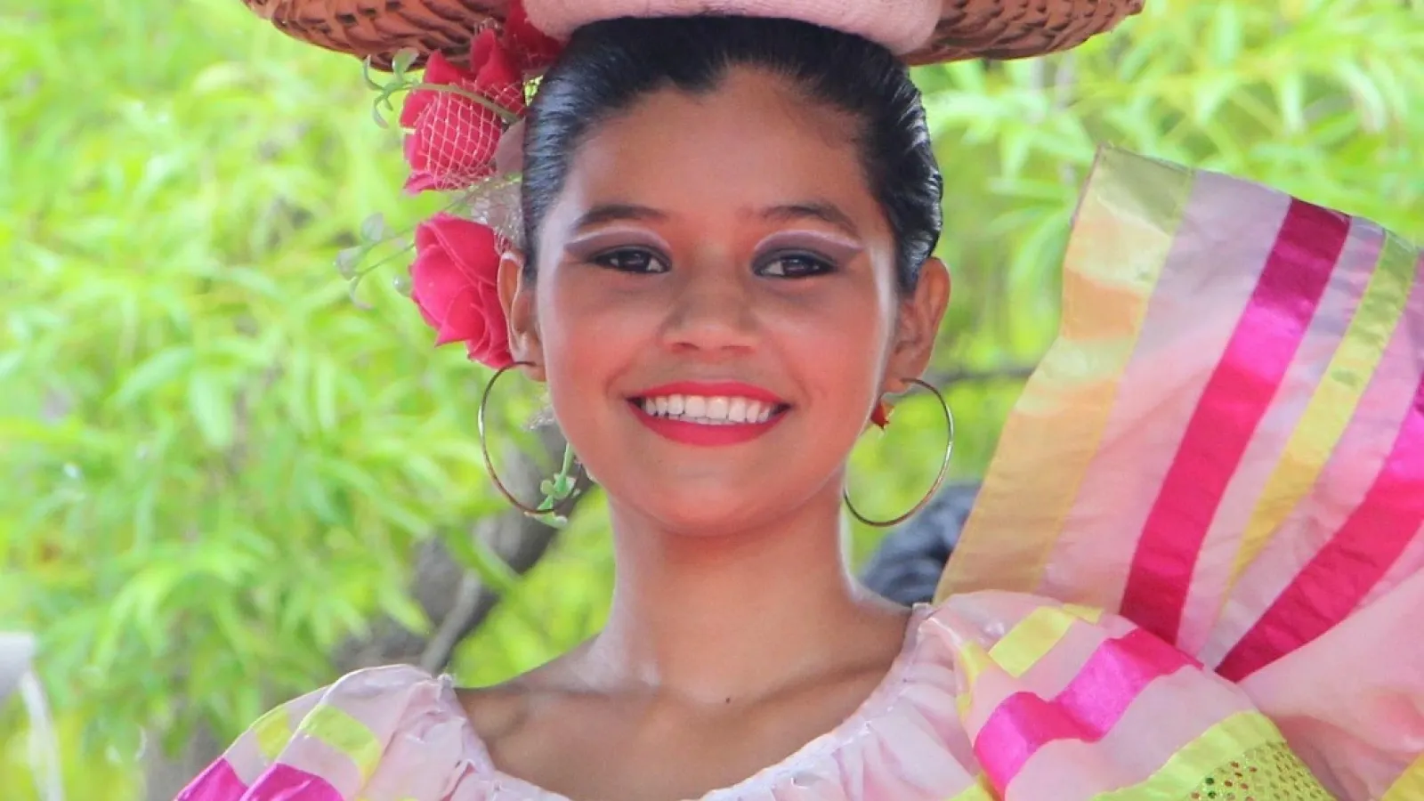 Traditional Nicaraguan folk costume featured