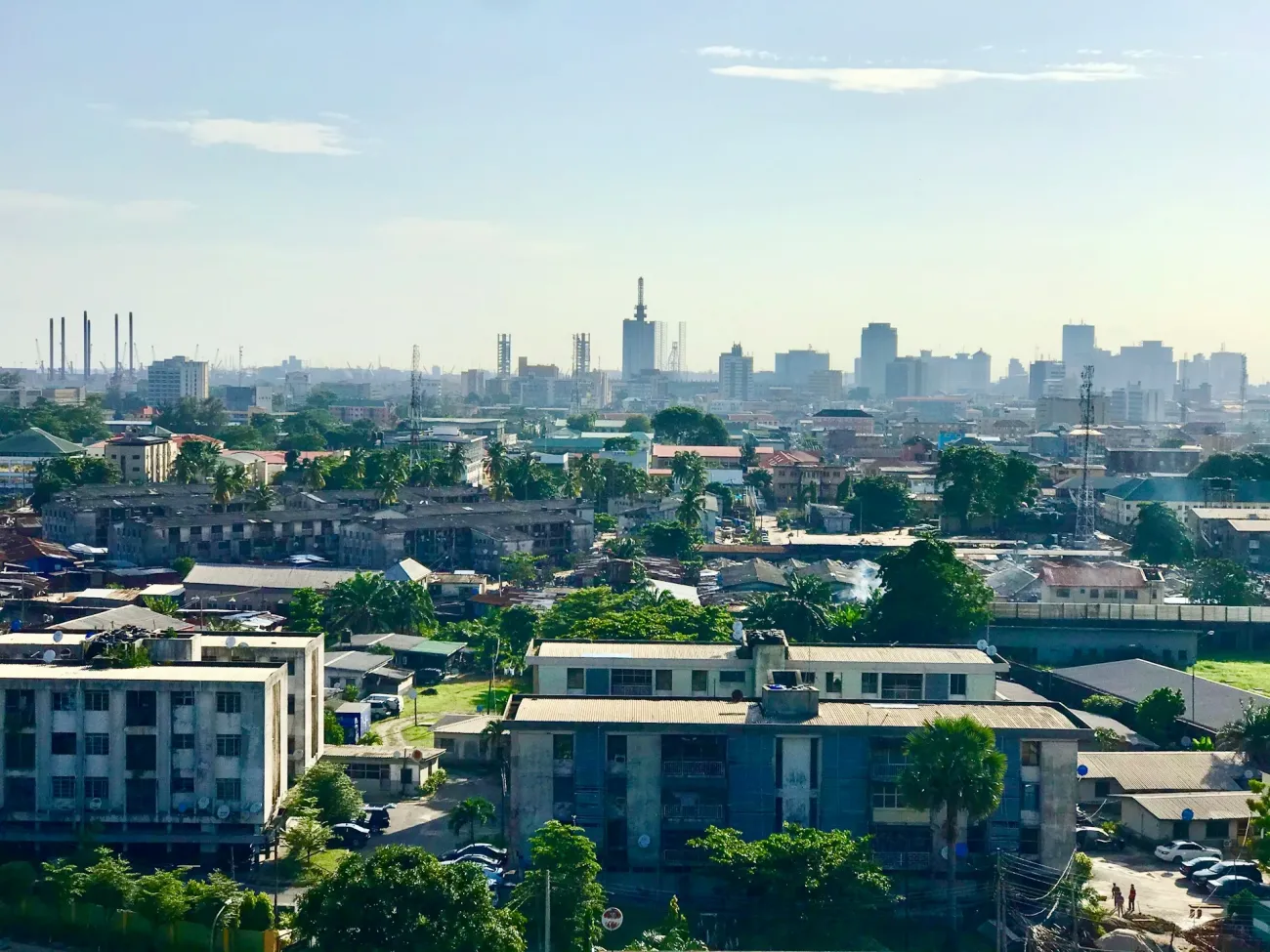 Cityscape of Lagos, Nigeria