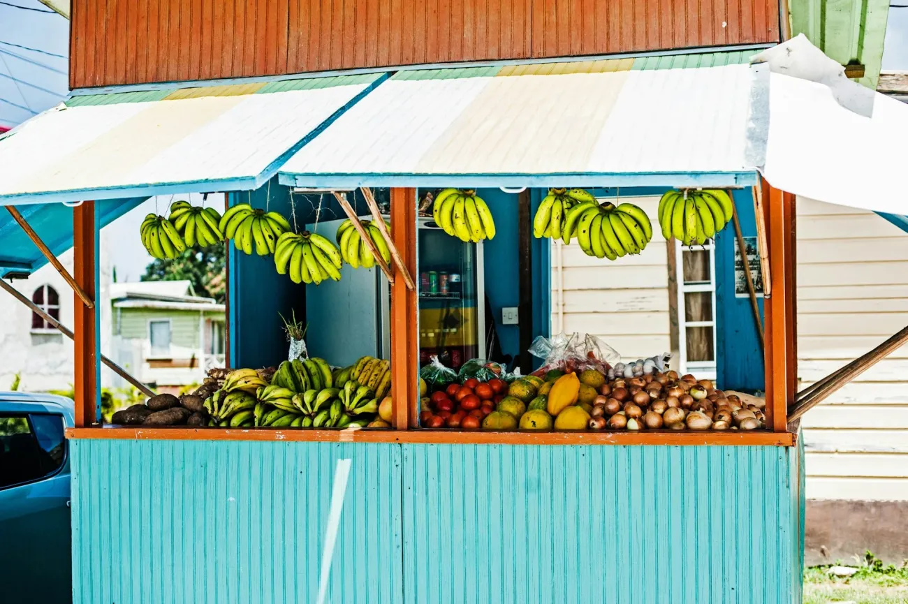 Bajan food stall in Barbados featured