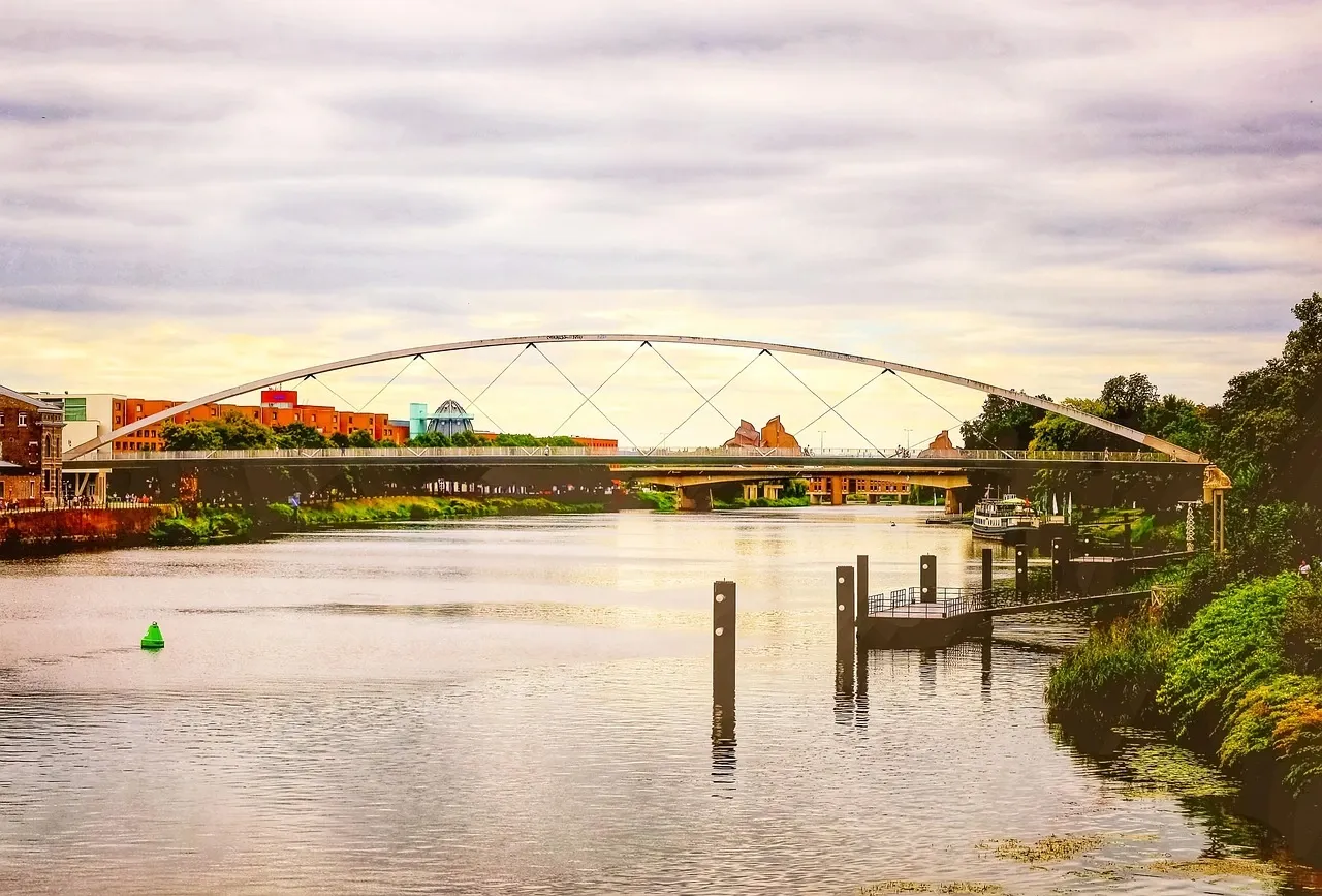 KAAAA14strin-Kietz Oder River Rail Bridge