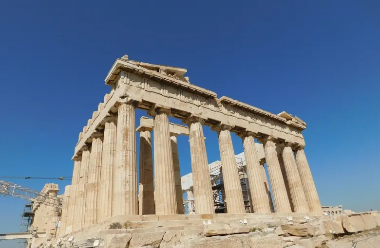 Parthenon, a former temple on the Acropolis in Athens, Greece