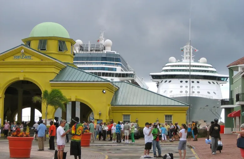 Port Zante, a cruise ship port in Basseterre, St. Kitts
