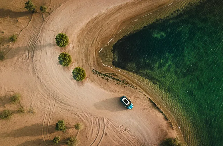 Aerialview coast
