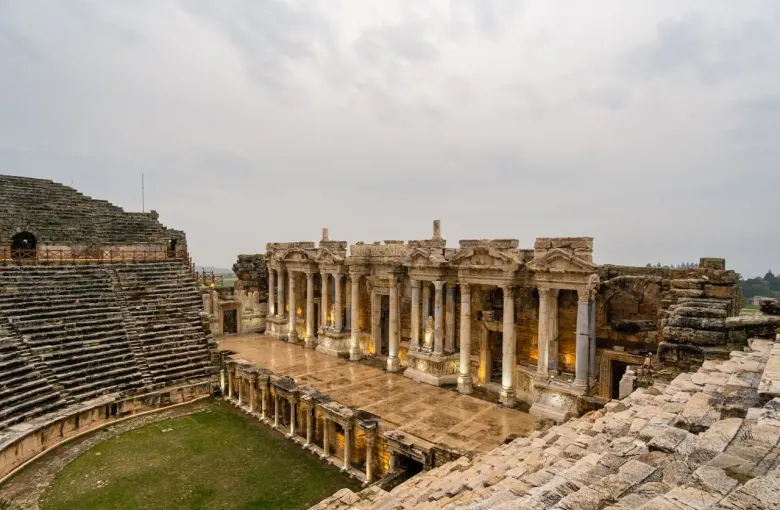 Ancient Roman Theather of Hierapolis for a destination guide