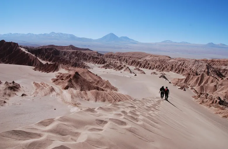 Landscape from the Atacama Desert in Chile for a destination guide