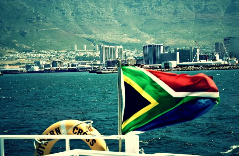 South African Flag for a destination guide
