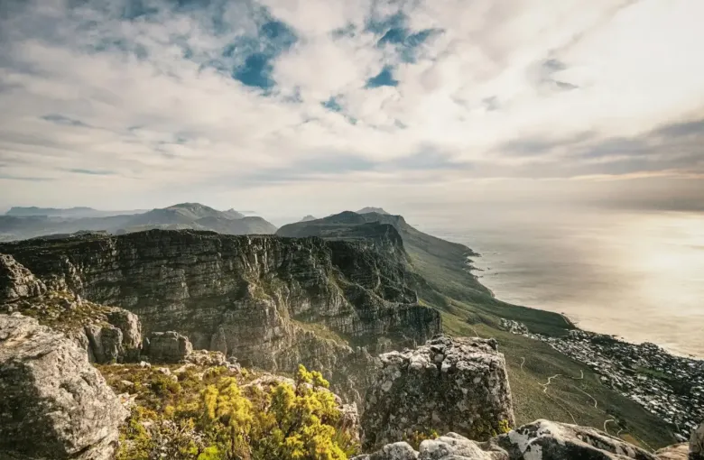 View of capetown hills